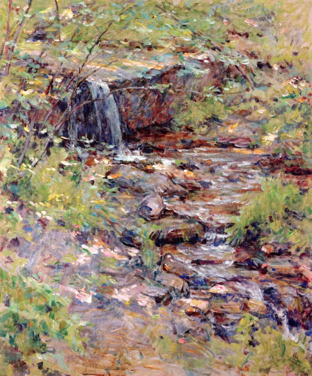 Ruscello a cascata, 1916